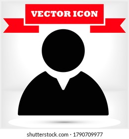 Human icon , lorem ipsum Flat design