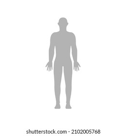 human icon on a white background, vector illustration