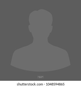 Human icon or people icon. Picture profile sign and symbol for website and mobile application. Vector illustration.