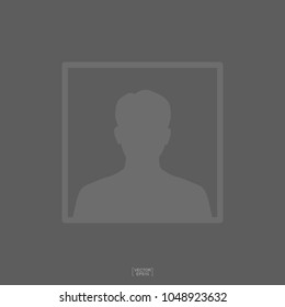 Human icon or people icon. Picture profile sign and symbol for website and mobile application. Vector illustration.