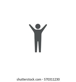 human icon. sign design
