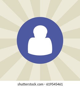 human icon. sign design. background