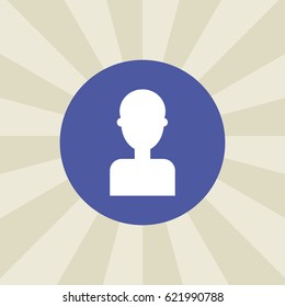 human icon. sign design. background