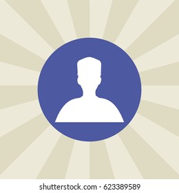 human icon. sign design. background