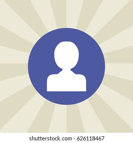 human icon. sign design. background