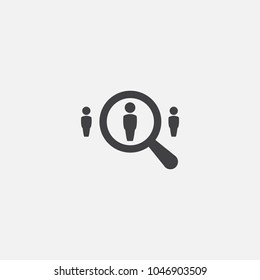 Human ResourÑ�es icon. Simple element illustration. Human ResourÑ�es symbol design from HR collection. Can be used in web and mobile.