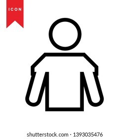 Human icon simple vector illustration - Vector