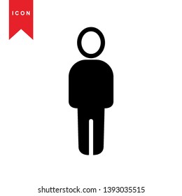 Human icon simple vector illustration - Vector