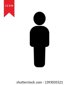 Human icon simple vector illustration - Vector