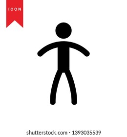 Human icon simple vector illustration - Vector
