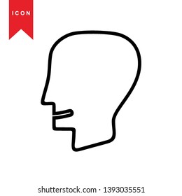 Human icon simple vector illustration - Vector