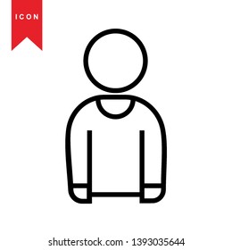 Human icon simple vector illustration - Vector