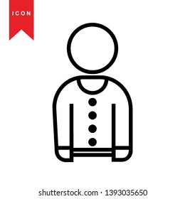 Human icon simple vector illustration - Vector