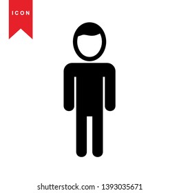 Human icon simple vector illustration - Vector
