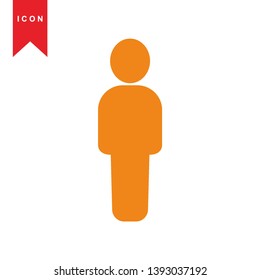 Human icon simple vector illustration - Vector