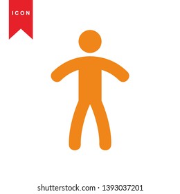 Human icon simple vector illustration - Vector