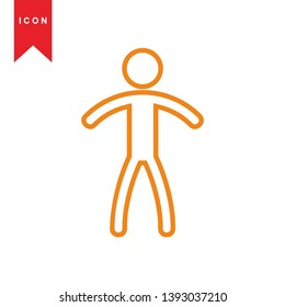 Human icon simple vector illustration - Vector