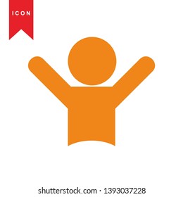 Human icon simple vector illustration - Vector