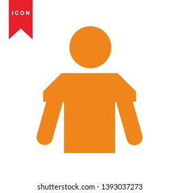 Human icon simple vector illustration - Vector