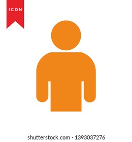 Human icon simple vector illustration - Vector