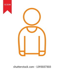 Human icon simple vector illustration - Vector