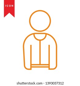 Human icon simple vector illustration - Vector