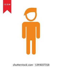 Human icon simple vector illustration - Vector