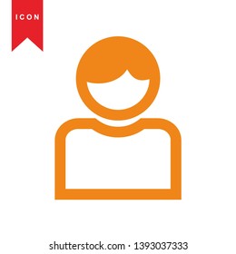 Human icon simple vector illustration - Vector