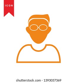 Human icon simple vector illustration - Vector