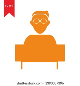 Human icon simple vector illustration - Vector