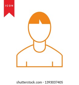 Human icon simple vector illustration - Vector