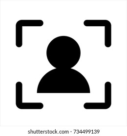 Human icon in trendy flat style isolated on white background. Human icon symbol for your web site design,Human logo, app, UI. Vector illustration, Human icon eps10.