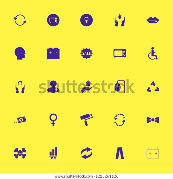 human icon. human vector icons\
set hands drop, female gender symbol, car battery and disabled\
sign