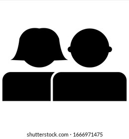 logotipo de ilustración de vector de icono humano