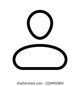 Human Icon Vector Symbol Design Illustration