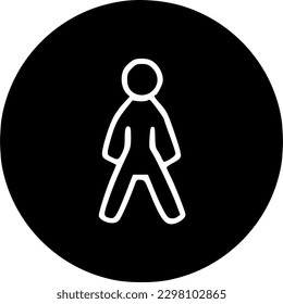 ilustración de diseño de símbolo vector de icono humano