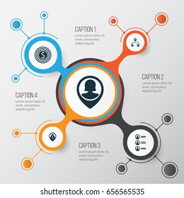 Human Icons Set. Collection Of Business Goal, Job Applicants, Tree Structure And Other Elements. Also Includes Symbols Such As Pin, Money, Female.