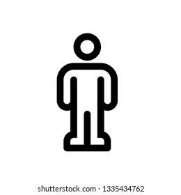 Human icon,vector illustration. Flat downstairs style. vector human icon illustration isolated on White background, human icon Eps10. human icons graphic design vector symbols.