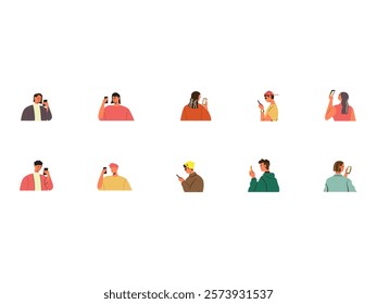 Human Illustration Vector Element Set