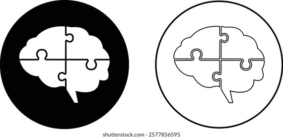 Human internal organ anatomy brain con Set. Brain mental healthcare sign collection flat and line vector isolated on transparent background. Science symbol skin layer intestine linear Pictogram.