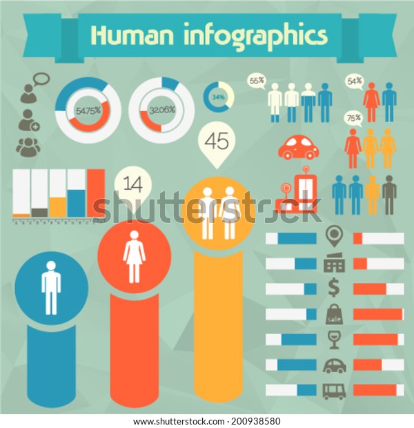 Human Issues Infographics Template Stock Vector (Royalty Free) 200938580