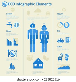 Human issues infographics template poster