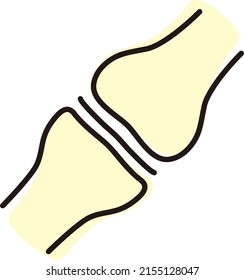 Symbol für menschliche Gelenke, Vektorgrafik