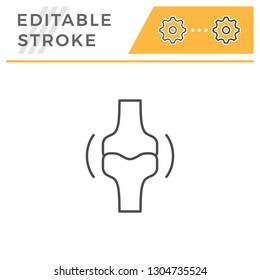 Human joint line icon