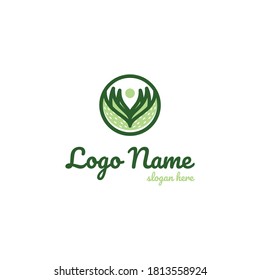Logotipo de negocio creativo de la naturaleza de Aloe Vera