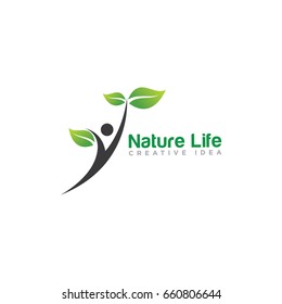 Human Leaf Logo