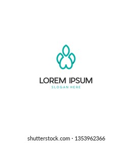 Human Leaf Of Yoga Creative Logo Design