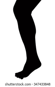 human legs silhouette