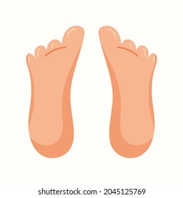 Piernas humanas. Ilustración vectorial en estilo plano