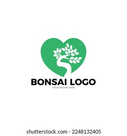 Human life logo icon of abstract people tree vector .Family tree heart shape sign and symbol.